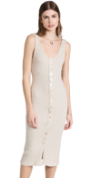Enza Costa Terry Knit Cardigan Dress In Black | ModeSens