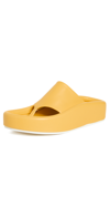 Mm6 Maison Margiela Wide-strap Flip-flops In Empire Yellow