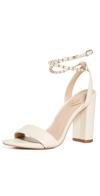 Sam Edelman Women's Yanelli Block Heel Ankle Strap Sandals In White