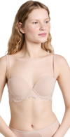 Simone Perele Karma Strapless Plunge Bra In Peau Rose