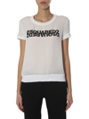 Dsquared2 Dsquared Women Round Neck T-shirt In Bianco
