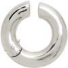 Emanuele Bicocchi Silver Polished Ear Cuff In Silver