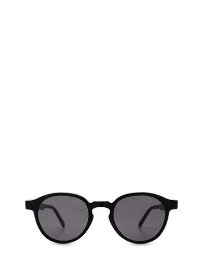 Retrosuperfuture The Warhol Round-frame Acetate Sunglasses In Black