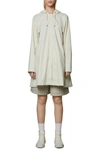 Rains Waterproof Hooded Rain Jacket In Cement