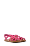 Camper Miko Touch-strap Cage Sandals In Bright Pink