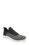 Apl Athletic Propulsion Labs Techloom Tracer Fatigue Running Shoe In Black / White / Melange