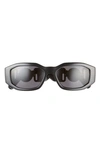 Versace Men's Clans Medusa Biggie Sunglasses In Dark Grey
