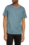 Theory Precise Cold Dye T-shirt In Balsam Green Stratus