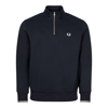 FRED PERRY HALF ZIP SWEAT