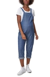 STOWAWAY COLLECTION LIGHTWEIGHT CROP MATERNITY OVERALLS