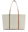 LORO PIANA CARRY EVERYTHING LARGE CANVAS TOTE