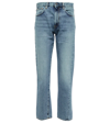 TOTÊME MID-RISE STRAIGHT CROPPED JEANS