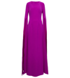 Safiyaa Crêpe Gown In Magenta