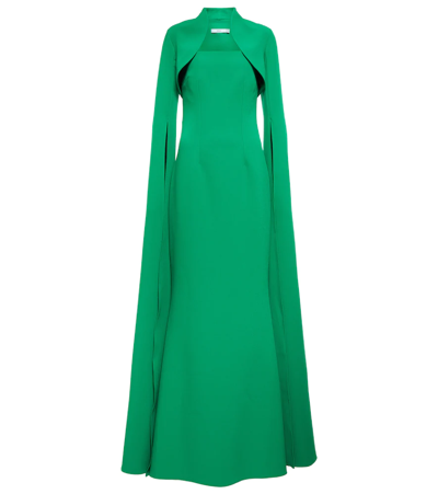 Safiyaa Crêpe Gown In Green