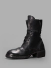 GUIDI BLACK LEATHER BOOTS WITH LACES