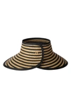 Eric Javits Brooke Visor In Black Mix