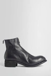 Guidi Soft Horse Full Grain Front Zip Boots In Black