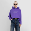 Balenciaga Sweatshirt In Organic Fleece In Purple