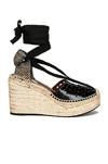 ALAÏA VIENNE ESPADRILLE WEDGES