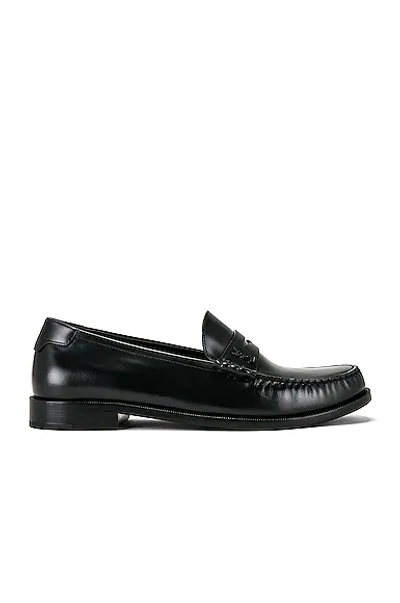 Saint Laurent Moccasin Loafer In Black