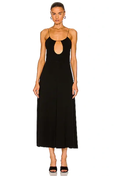 Saint Laurent Abito Midi In Black
