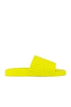 Bottega Veneta Rubber Slides In Kiwi