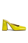 BOTTEGA VENETA TOWER SQUARE TOE MULE PUMPS