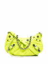 Balenciaga Women's Fluo Leather Le Cagole Mini Handbag In Yellow
