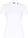 J. Lindeberg Golf Tour Tech Polo Shirt In Weiss