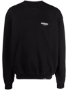Represent Owners Club Logo Printed Crewneck Sweatshirt In Black