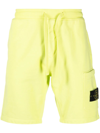 STONE ISLAND COMPASS-PATCH COTTON TRACK SHORTS