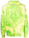 MARCELO BURLON COUNTY OF MILAN TIE-DYE COTTON HOODIE