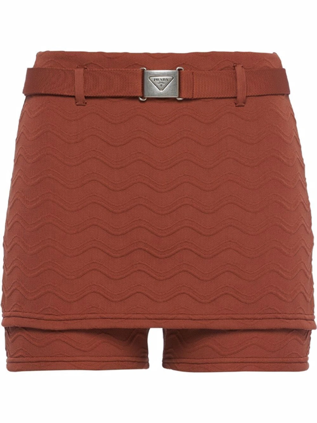 パンツ PRADA ARCHIVE SHORTS BROWN Cotton canvas shorts in brown - Prada | Mytheresa