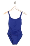 La Blanca Island One Piece Bikini In Blueberry