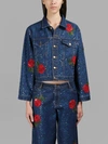 ASHISH BLUE ROSES DENIM JACKET