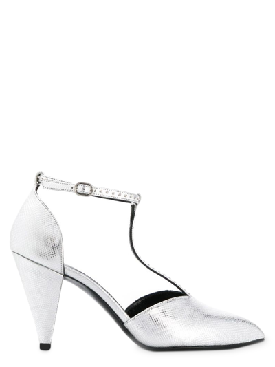 Celine Sandals In Silver