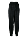 SAINT LAURENT WOMEN'S TROUSERS - SAINT LAURENT - IN BLACK SYNTHETIC FIBERS