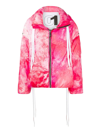 KHRISJOY WOMEN'S JACKETS - KHRISJOY - IN PINK SYNTHETIC FIBERS