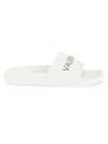 Valentino By Mario Valentino Women's Iride Logo Slides In White