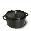 Staub 7-quart Enameled Cast Iron Dutch Oven In Black