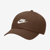 Nike Sportswear Heritage86 Futura Washed Hat In Cocao Wow,cocao Wow,white