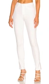 L Agence Josie High Rise Skinny Split In White