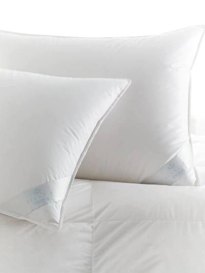 Scandia Home Vienna Firm Down Pillow In White