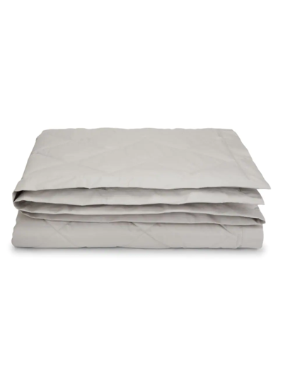 Scandia Home Diamond Quilted Down Blanket In Ivory