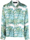 AMIRI FLORAL ALOHA-PRINT SILK SHIRT