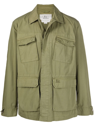 Woolrich Cargo-pocket Field Jacket In Grün