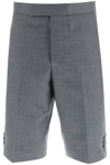 THOM BROWNE THOM BROWNE STRIPED TRIMMING DETAILED SHORTS