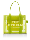 Marc Jacobs Traveler Mesh Tote In Bright Green