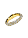 IPPOLITA WOMEN'S STARDUST 18K GREEN GOLD & DIAMOND SQUIGGLE RING