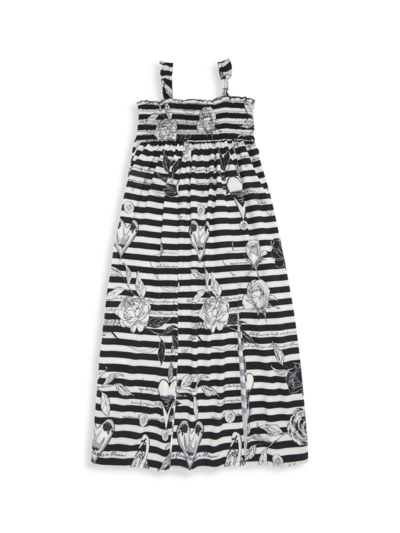 Agua Bendita Kids' Little Girl's & Girl's Danna Dress In Black White